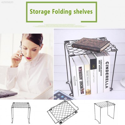 Durable Storage Rack Shelf Home Tools Device Iron Store Book Academic Holder   223092531710